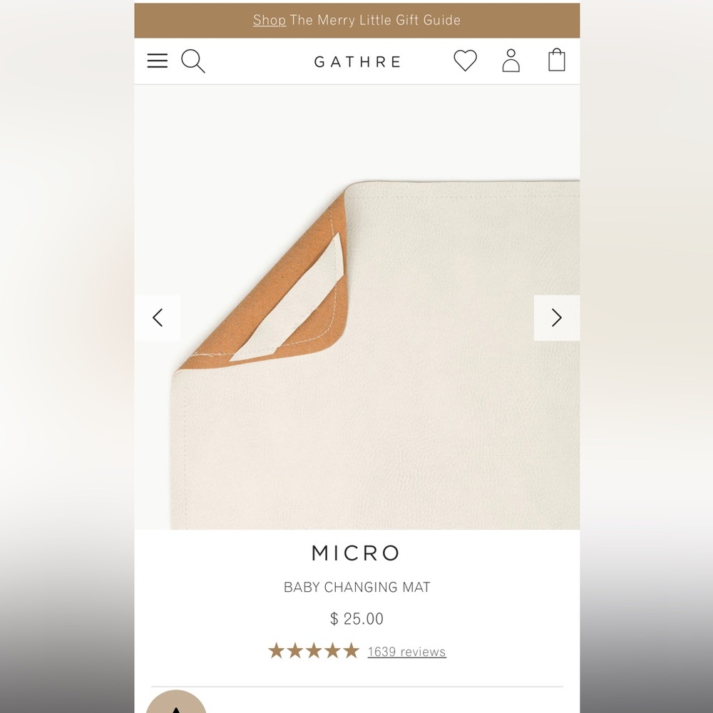 NWOB Gathre 2 Micro Ivory Mats
